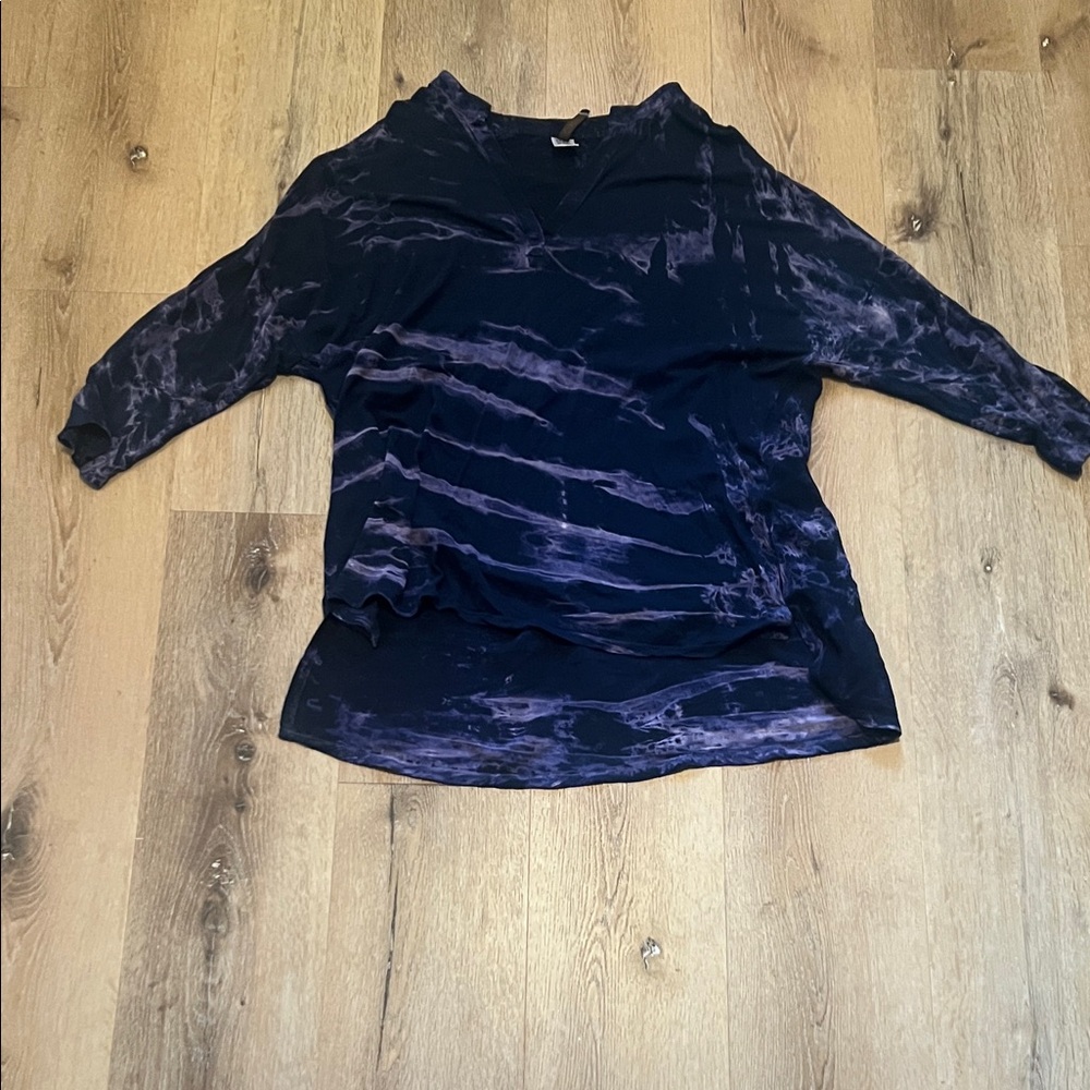 XCVI XL Women's Tie-Dye Top - Purple